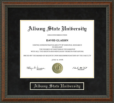 Albany State University (ASU) Diploma Frame
