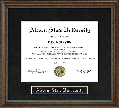 Alcorn State University (ASU) Diploma Frame