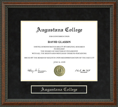 Augustana College (Augie) Diploma Frame