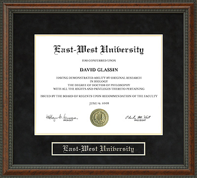 East-West University (EWU) Diploma Frame