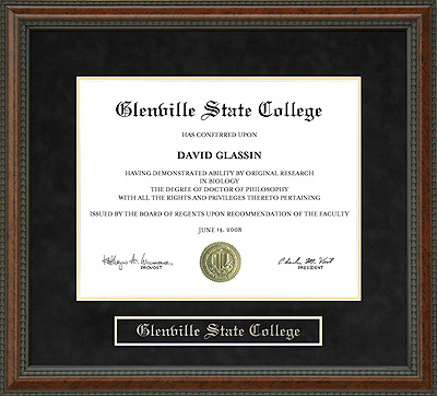 Glenville State College (GSC) Diploma Frame