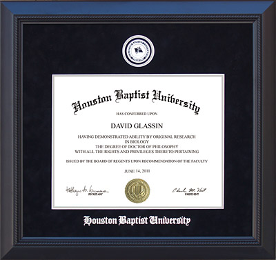 HBU Designer Diploma Frame