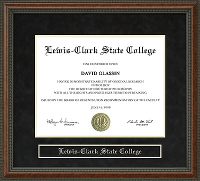 Lewis-Clark State College (LCSC) Diploma Frame