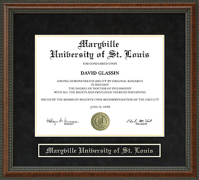 Maryville University of St. Louis Diploma Frame