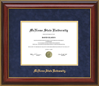 McNeese State University Classic Diploma Frame