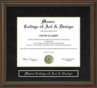 Moore College of Art & Design Diploma Frame