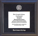 Criswell College Designer Frame in Carbon Black Suede
