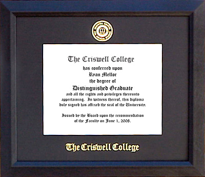 Criswell College Essential Diploma Frame
