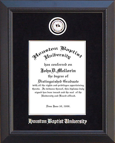 Houston Baptist University Designer Diploma Frame