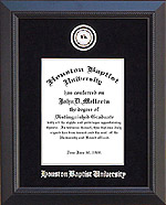 Houston Baptist University Designer Diploma Frame