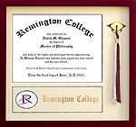 Remington College Diploma Frame with Tassel Display