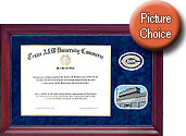 Texas A&M Commerce Diploma Frame in Blue Suede