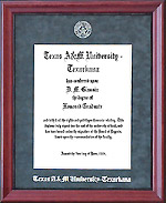Texas A&M Texarkana Diploma Frame in Red Ascot