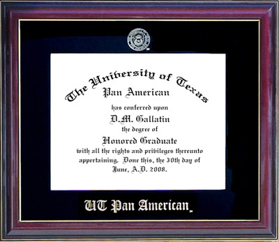UT-Pan American Essential Diploma Frame