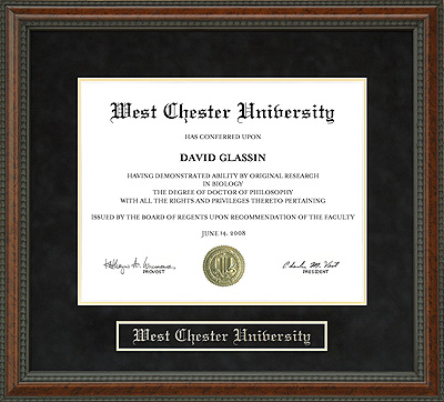 West Chester University (WCU) Diploma Frame