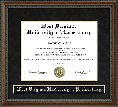 West Virginia University at Parkersburg Diploma Frame
