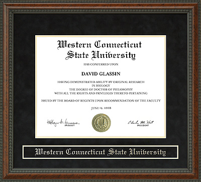 Western Connecticut State University (WestConn) Diploma Frame