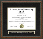 Arizona State University West (ASU West) Diploma Frame