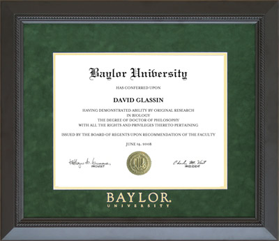 Baylor University Classic Diploma Frame