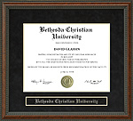 Bethesda Christian University (BCU) Diploma Frame