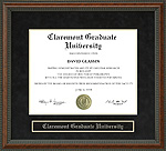 Claremont Graduate University (CGU) Diploma Frame