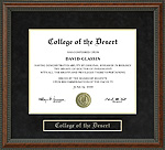 College of the Desert (COD) Diploma Frame