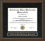 California State University, Bakersfield (CSUB) Diploma Frame