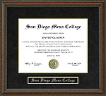 San Diego Mesa College Diploma Frame