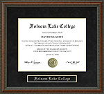 Folsom Lake College Diploma Frame