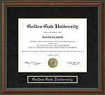 Golden Gate University (GGU) Diploma Frame