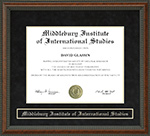 Monterey Institute of International Studies (MIIS) Diploma Frame
