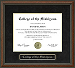 College of the Siskiyous Diploma Frame