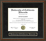 University of California, Riverside (UC Riverside) Diploma Frame
