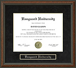 Vanguard University Diploma Frame