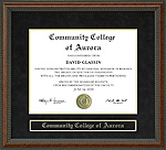 Community College of Aurora Diploma Frame