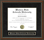 Western State College of Colorado (WSC) Diploma Frame