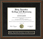Holy Apostles College and Seminary Diploma Frame
