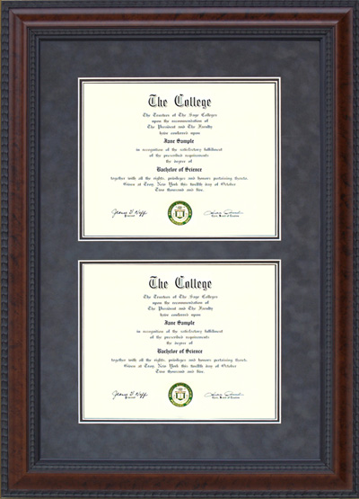Larson-Juhl Stradivarius Double Diploma Frame