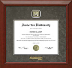 Amberton University Designer Frame in Grey Suede
