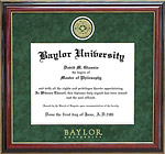 Baylor Designer Frame with Embossed Seal and Name Line