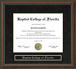 Baptist College of Florida (BCF) Diploma Frame