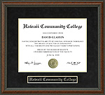 Hawaii Community College (HawCC) Diploma Frame