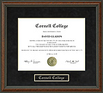 Cornell College Diploma Frame