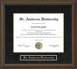 St. Ambrose University (SAU) Diploma Frame