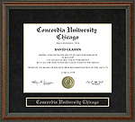Concordia University Chicago Diploma Frame