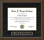 John A. Logan College (JALC) Diploma Frame