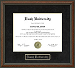 Rush University Diploma Frame