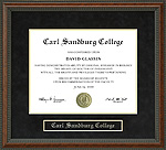 Carl Sandburg College Diploma Frame