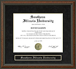 Southern Illinois University Burl Diploma Frame