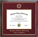 Southern Illinois University School of Medicine Designer Diploma Frame